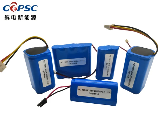 Gapsc Directo de fábrica 18650 Batería de litio 2s2p 3.7 V 5000mAh Digital plana, se puede cargar el paquete de batería de alimentación